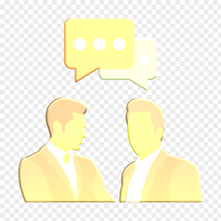 Conversation Icon Businessman Human Resources PNG