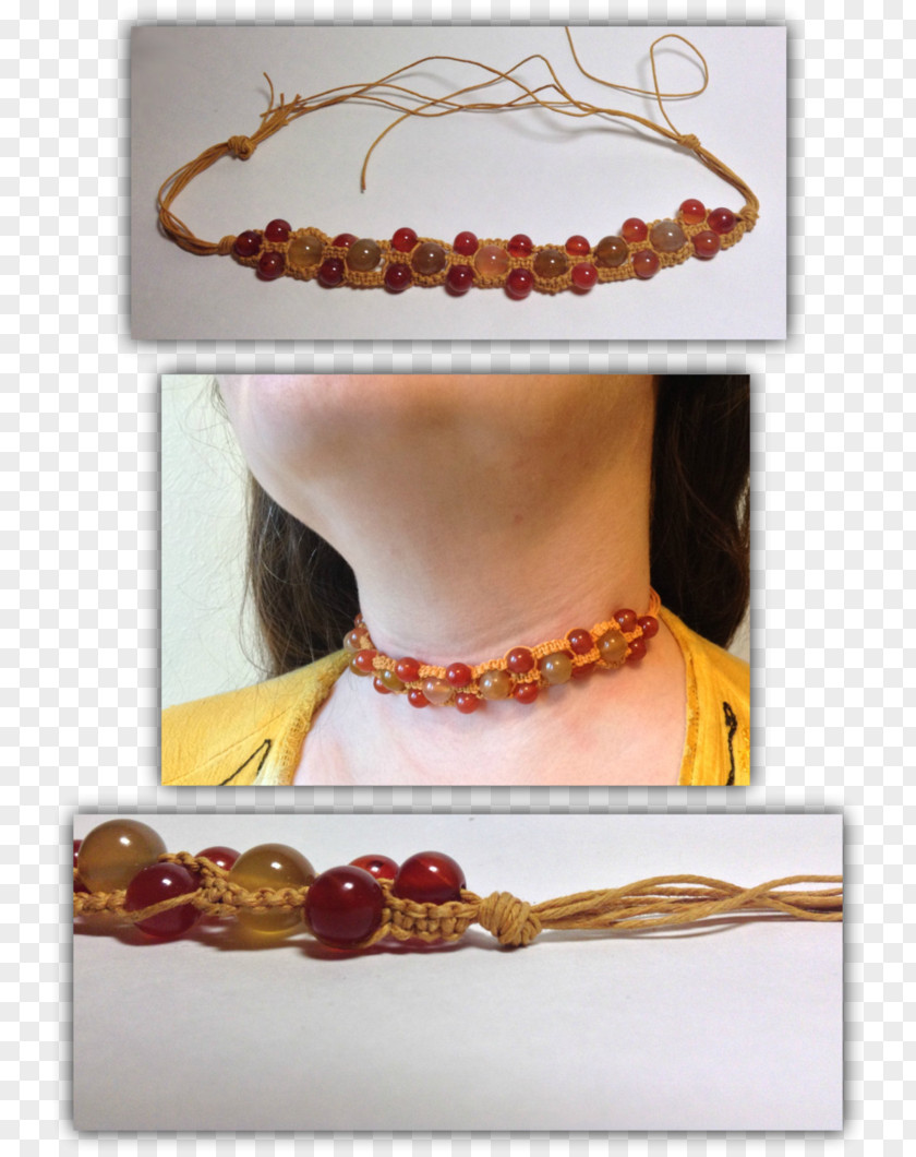 Necklace Amber Bead Bracelet PNG