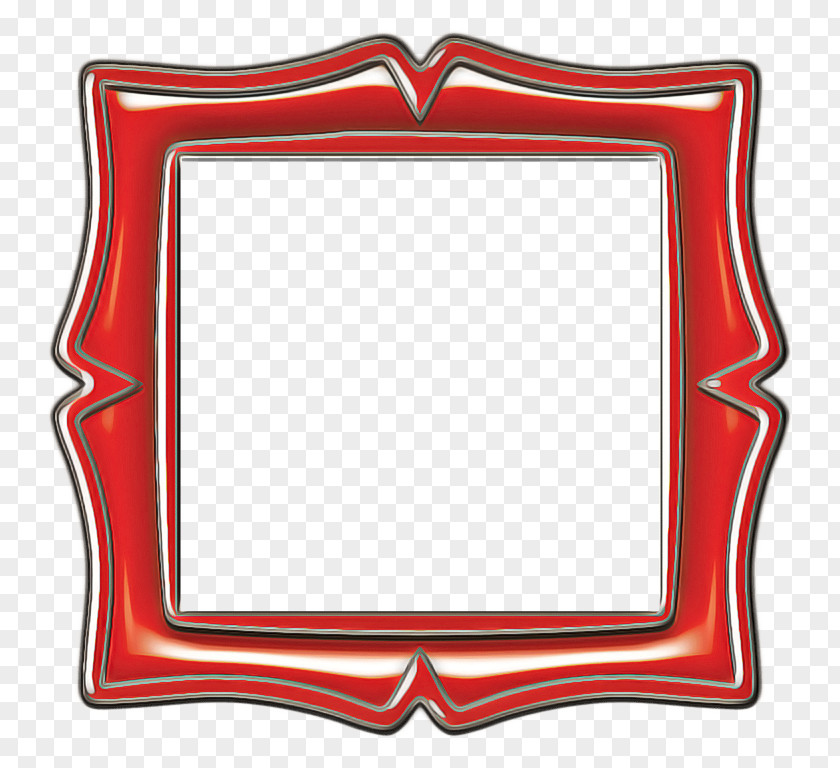 Picture Frame Speech Balloon Background Red PNG
