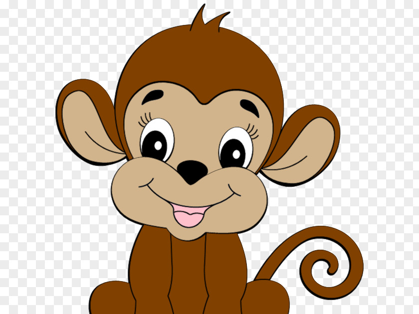 Cute Monkey Baby Monkeys Clip Art PNG