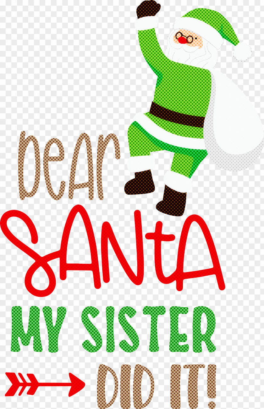 Dear Santa Christmas PNG