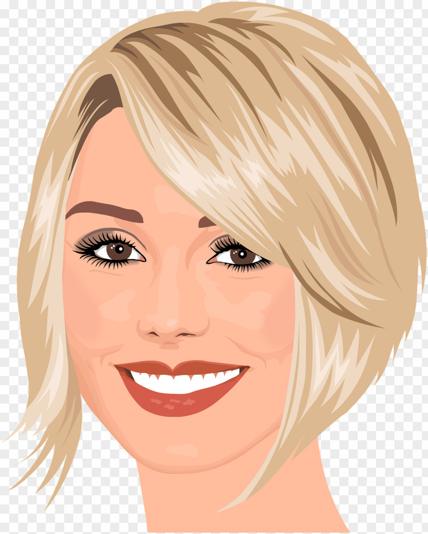 Hair Blond Woman Female Clip Art PNG