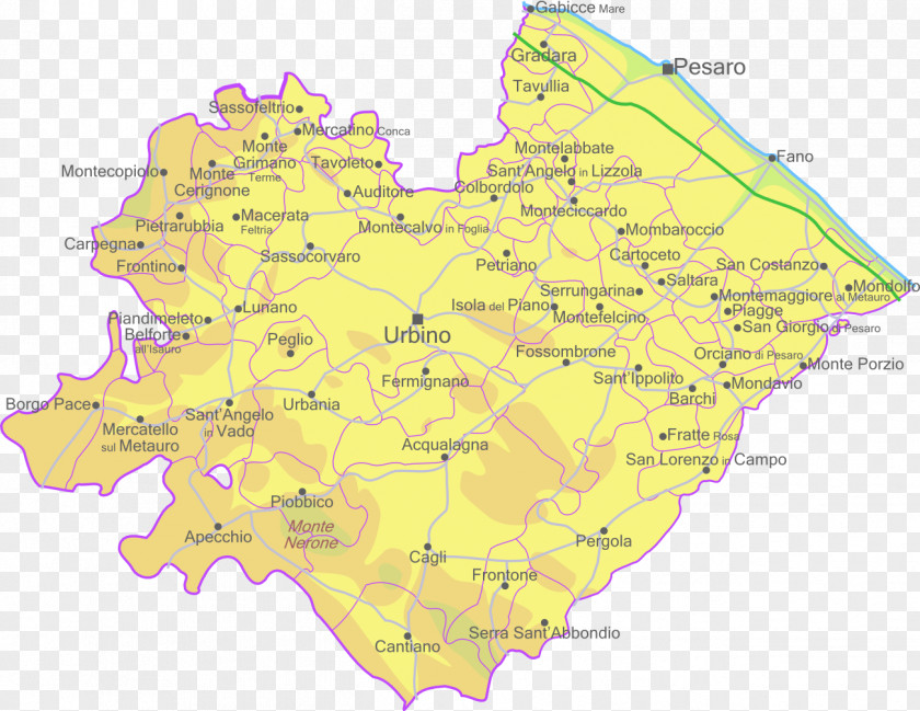 Urbino Pesaro Monte Grimano Borgo Pace Mercatello Sul Metauro PNG