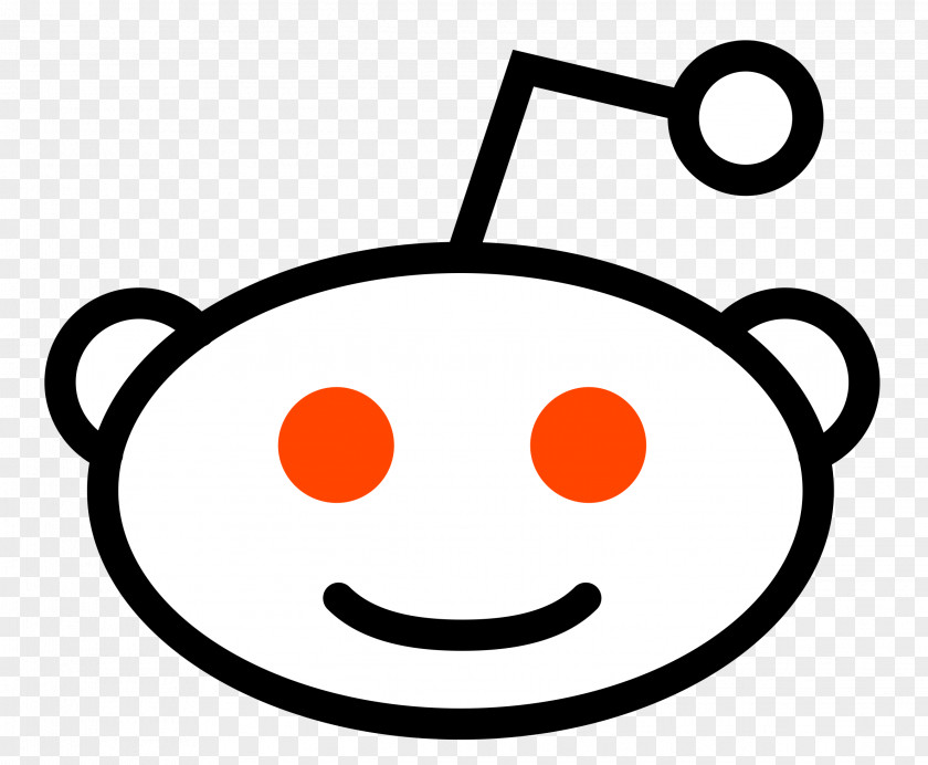 Alien Face Reddit Logo PNG