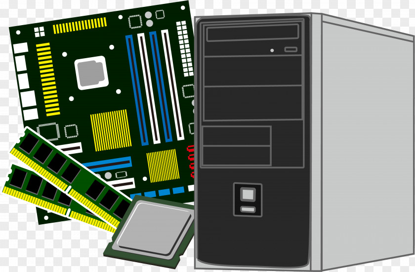 Computer Cases & Housings Keyboard Desktop Computers Power Supply Unit PNG
