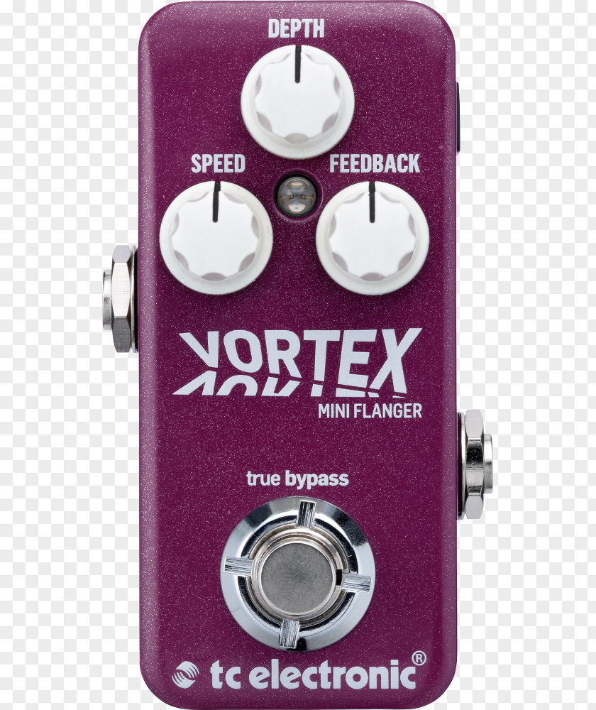 Electric Guitar Audio TC Electronic Vortex Mini Flanger Flanging Effects Processors & Pedals PNG