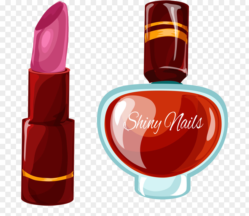 Lipstick Nail Polish Image Make-up PNG