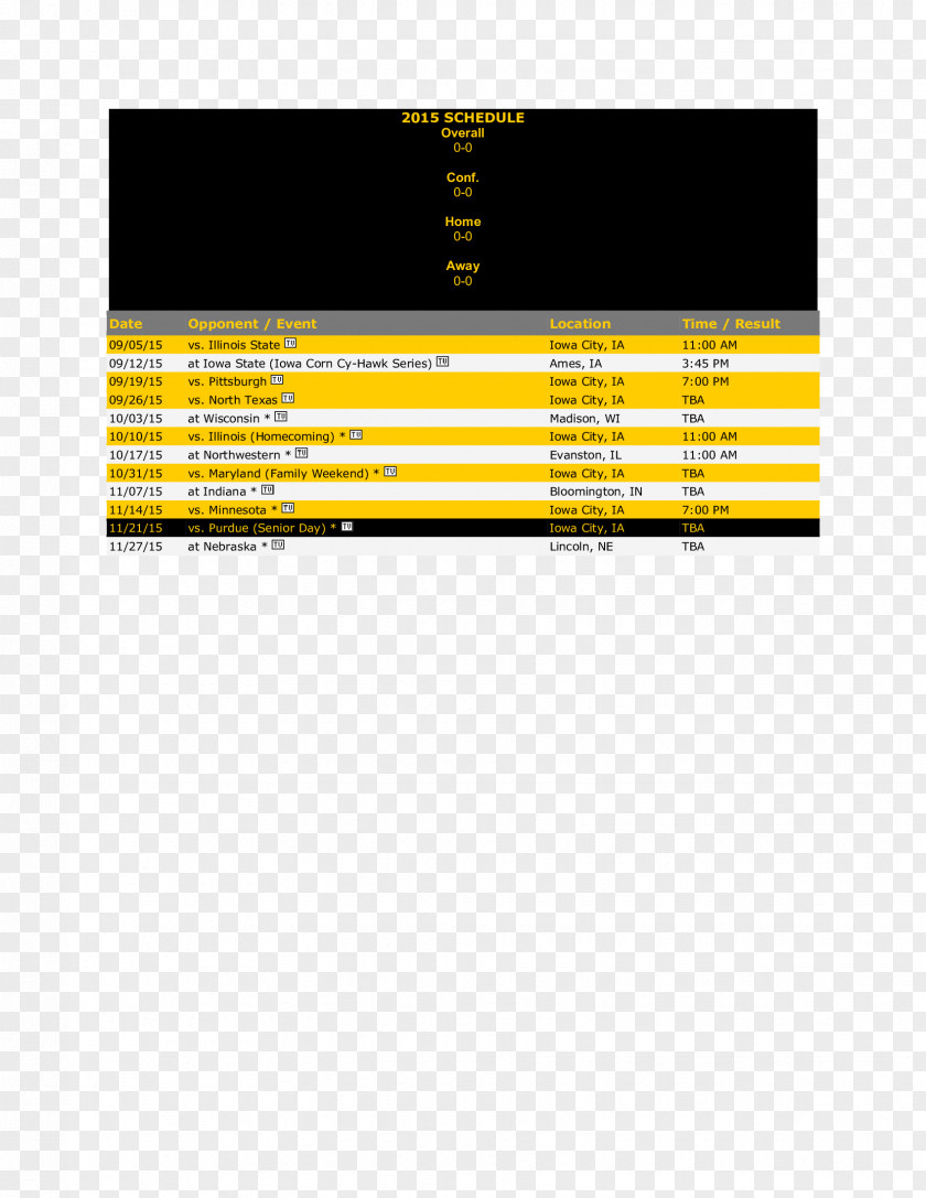 Schedule Yellow Area Brand Font PNG