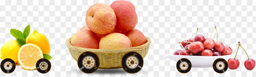 Apple Car Fruit Cartoon Lemon Computer File PNG