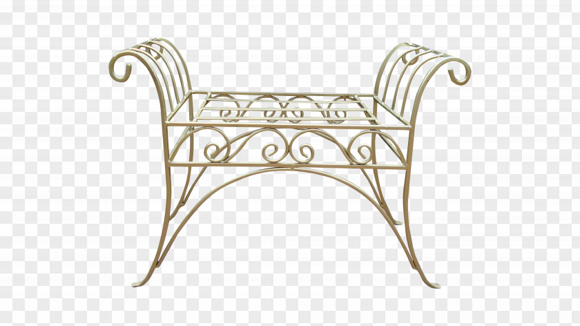 BENCHES Table Garden Furniture Metal PNG