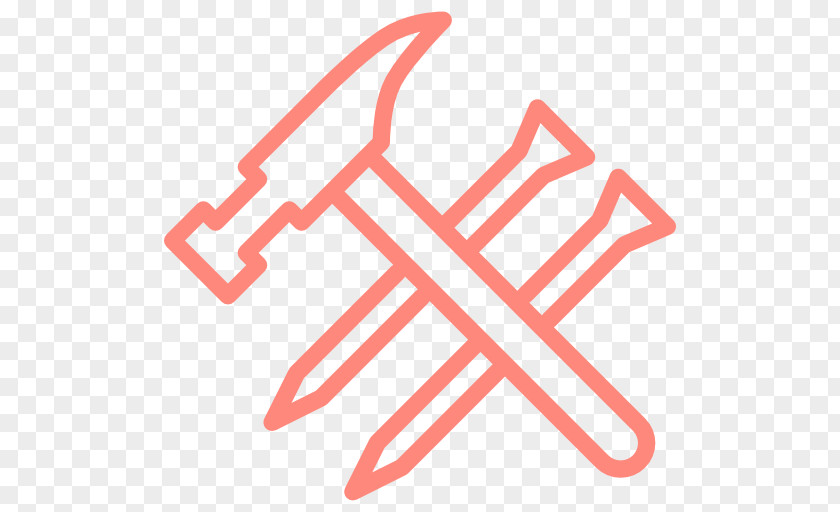 Bricolage Hammer Drawing Tool PNG