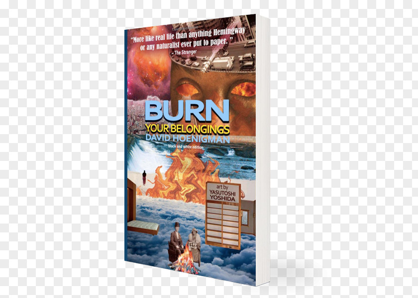 Burning Books Burn Your Belongings Advertising Book David Hoenigman PNG