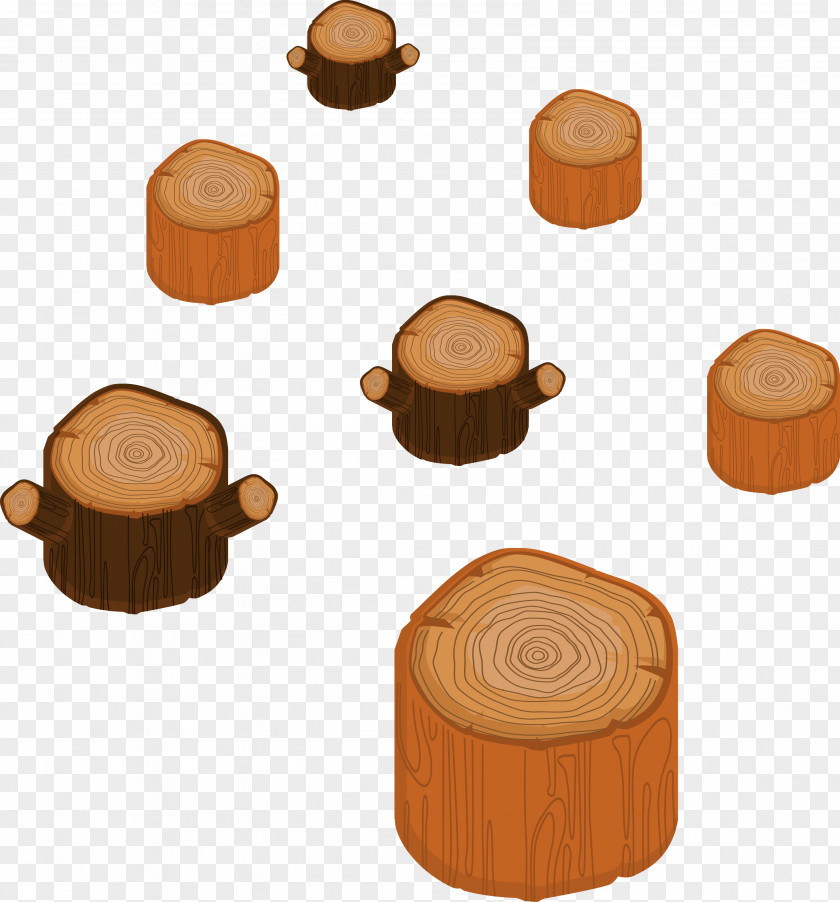 Cartoon Puddle Wood Pond Vector Tree Stump PNG