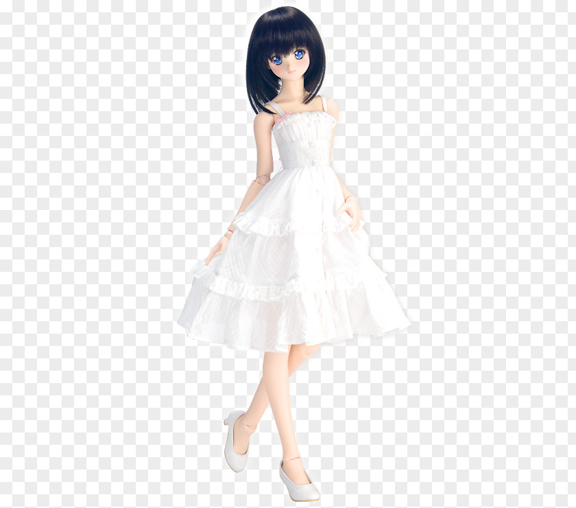 Dream Doll Wedding Dress Shoulder Party Cocktail PNG