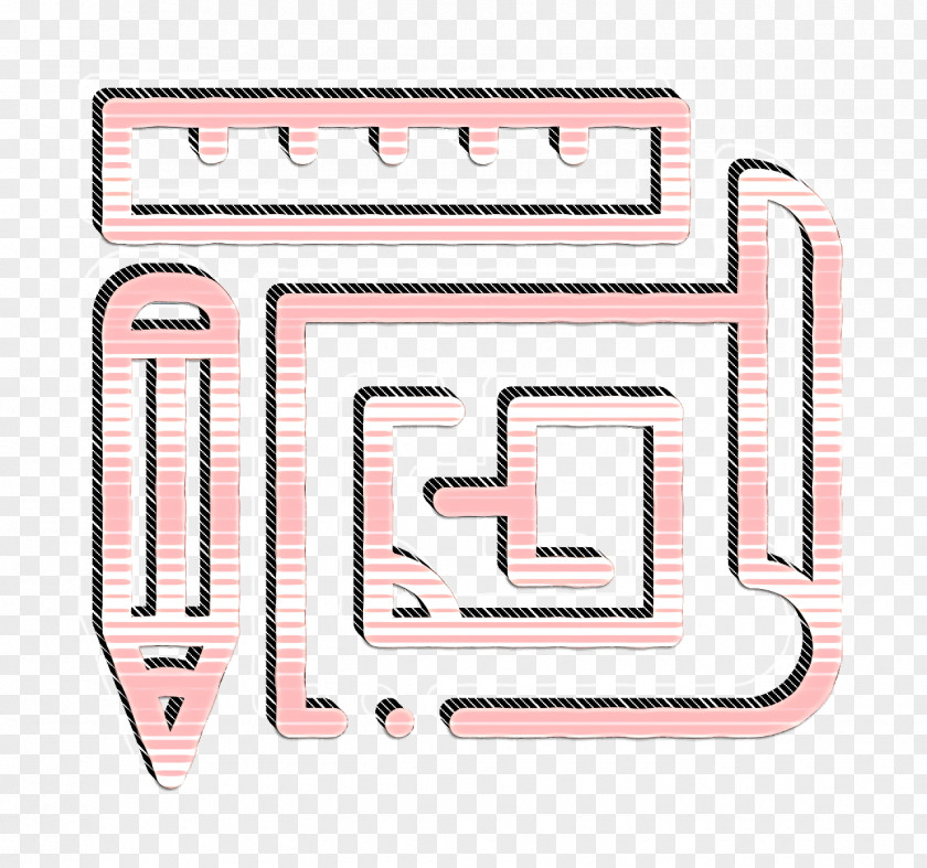 Engineering Icon Blueprint Draw PNG