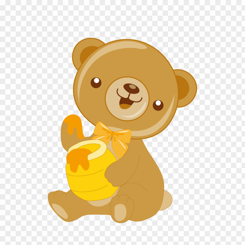 Vector Honey Bear Android Application Package Ice Cream Sandwich PNG