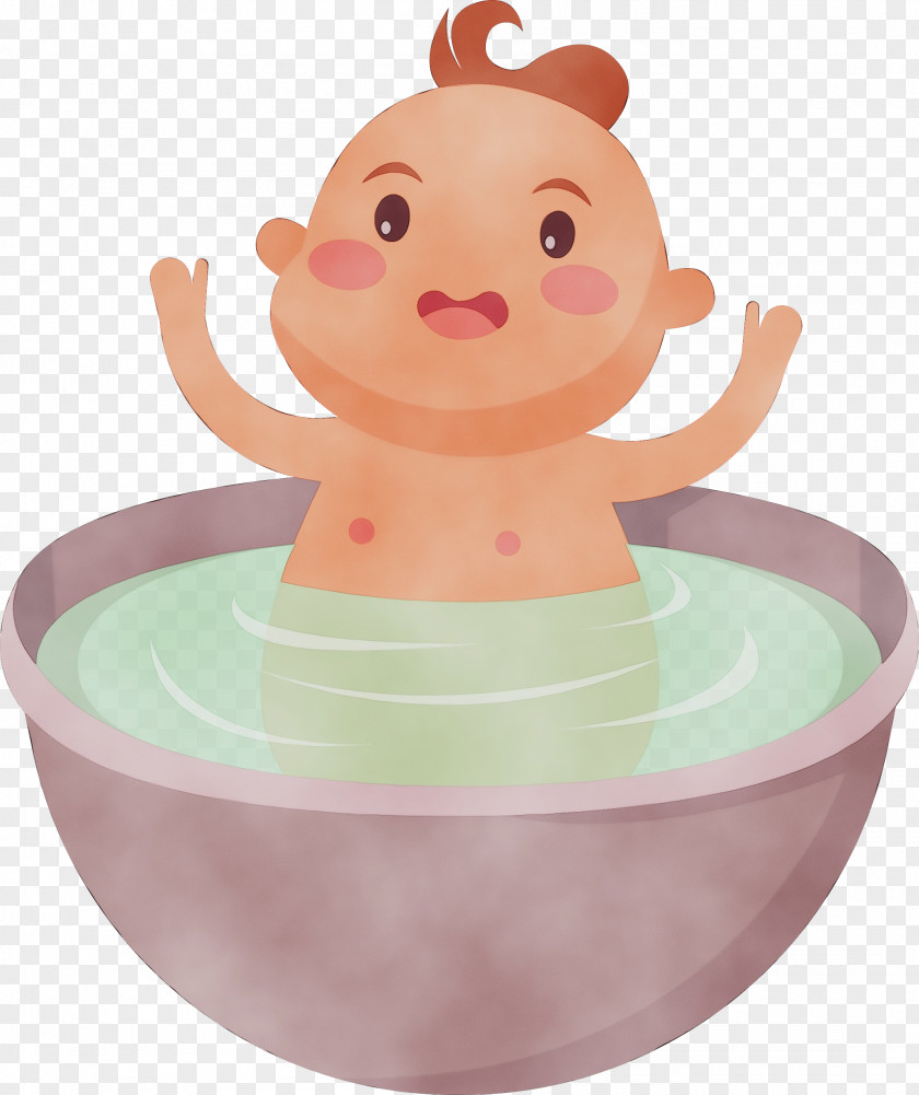 Bathing Toy Watercolor Cartoon PNG