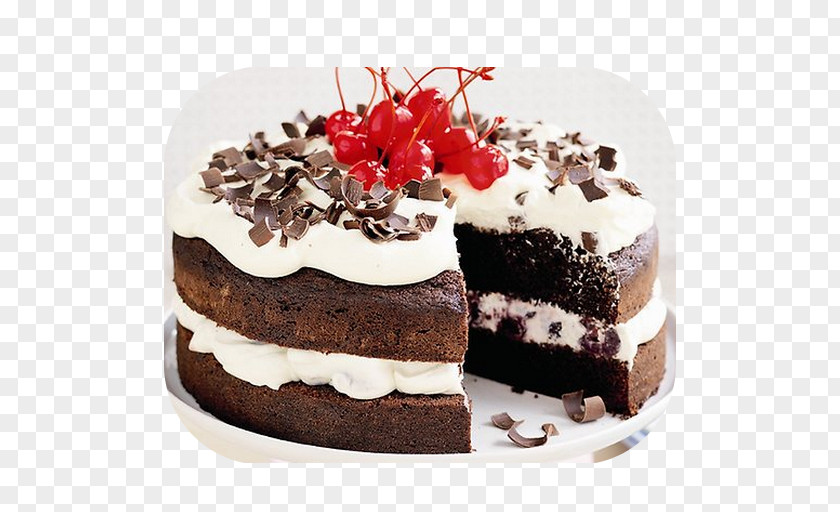 Chocolate Cake Black Forest Gateau Birthday Frosting & Icing Cream PNG