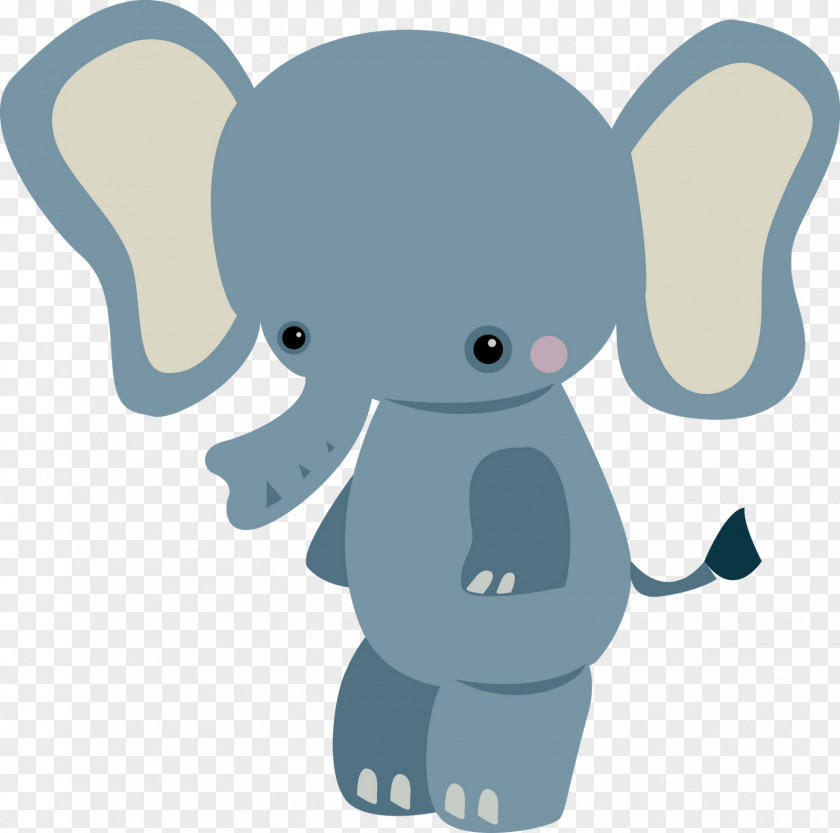 Cute Little Elephant Baby Jungle Animals Infant Clip Art PNG