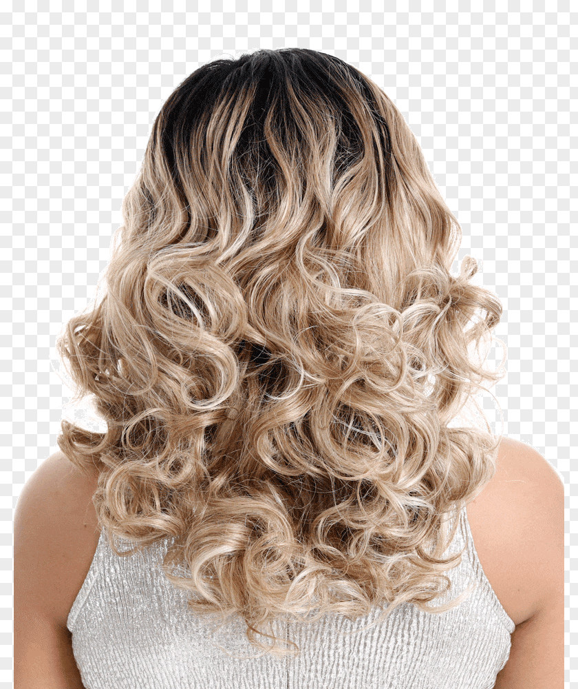 Hair Blond Lace Wig Coloring PNG