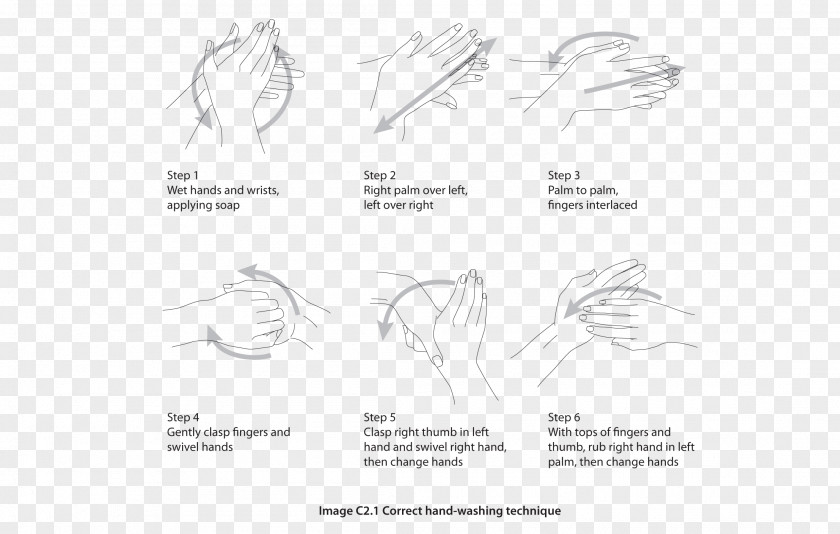Hand Hygiene Graphic Design Paper Line Art Sketch PNG