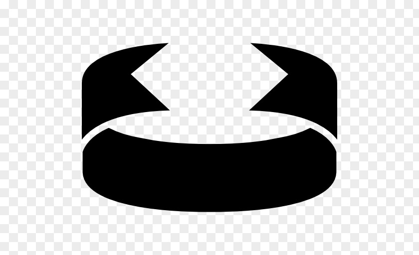 Circle Ribbon Download Symbol PNG
