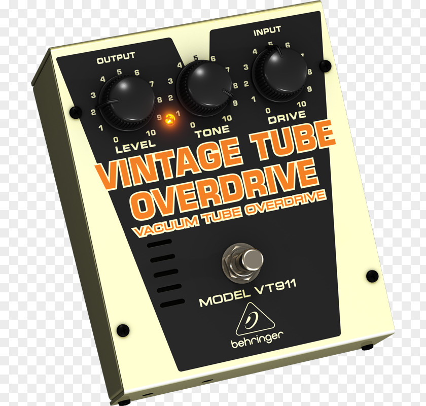 Long Mcquade Musical Instruments Audio BEHRINGER VINTAGE TUBE OVERDRIVE TO800 Effects Processors & Pedals Electronic PNG