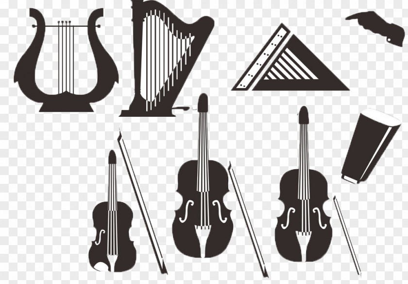Musical Instruments Silhouettes Instrument Silhouette PNG
