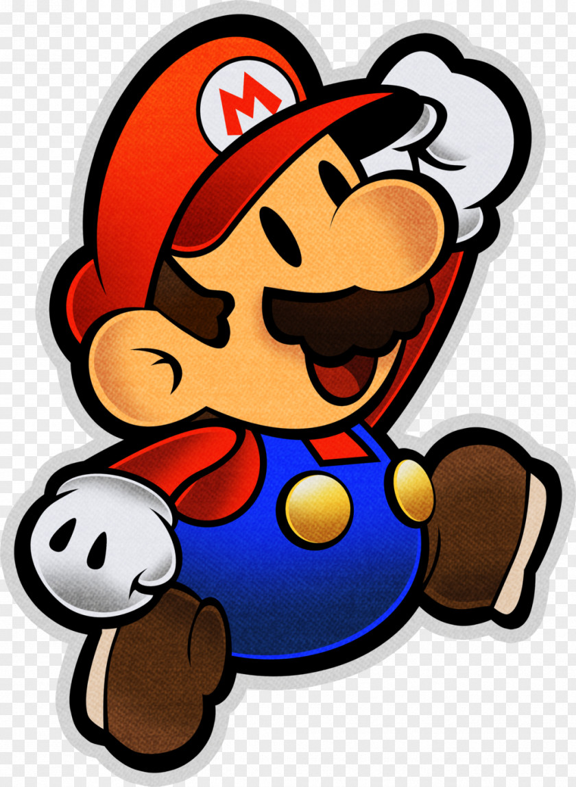 Plumber Super Paper Mario Mario: The Thousand-Year Door Sticker Star PNG