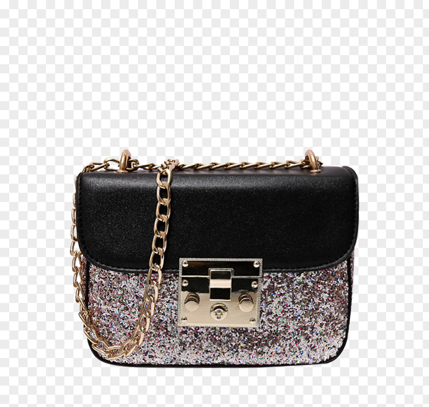 Sequin Mini Dress Handbag Messenger Bags Coin Purse PNG