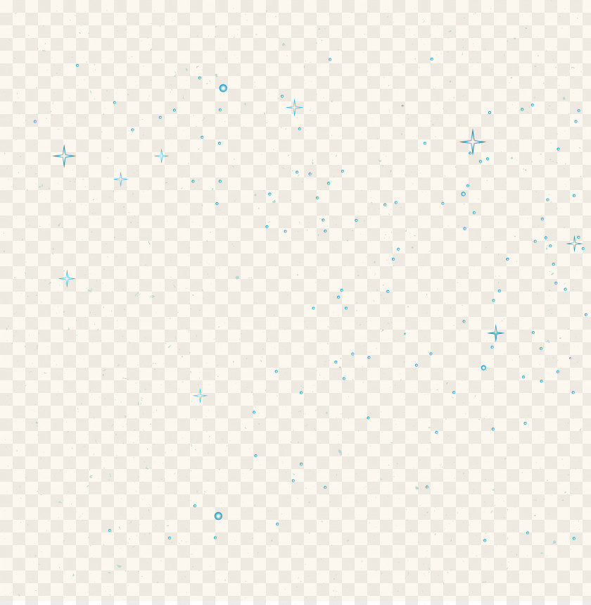 Blue Snowflakes And Stars Square Angle Pattern PNG