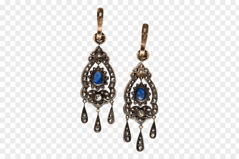 Jewellery Earring Body Gemstone Cobalt Blue PNG