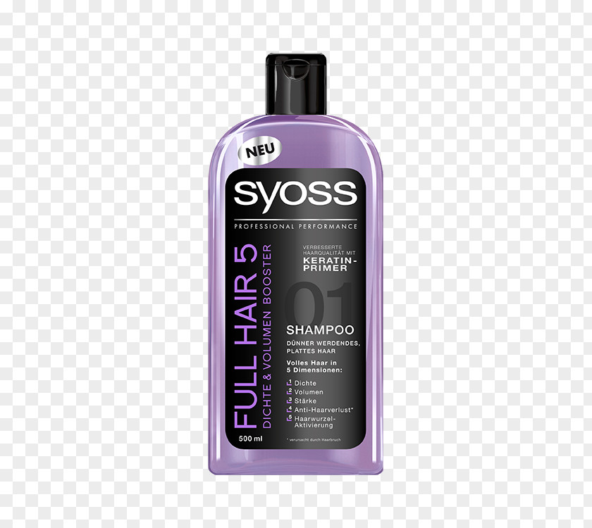 Shampoo Ad Hair Clipper Conditioner SYOSS Full 5 Density & Volume PNG