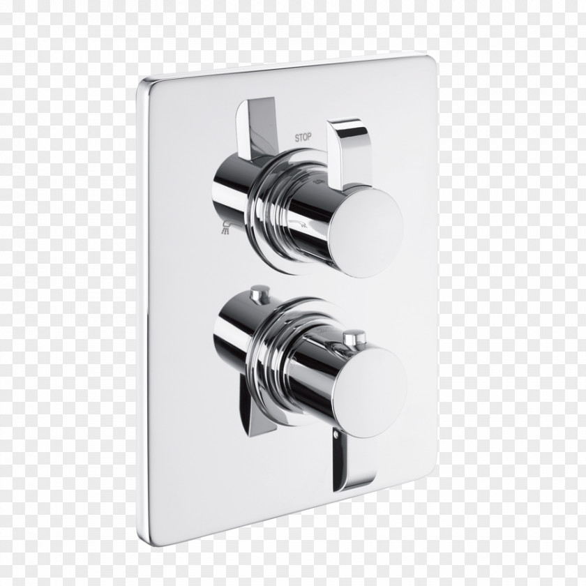 Shower Tap Thermostatic Mixing Valve PNG