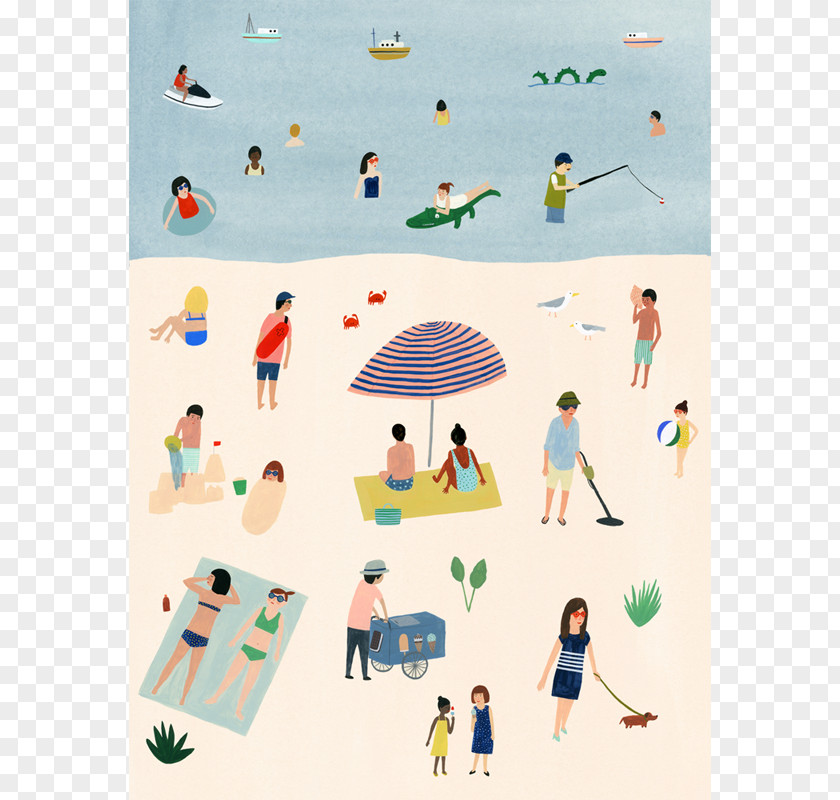 Summer Posters Illustrator Art Drawing PNG