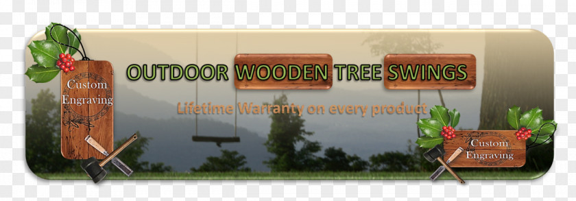 Wood Swing Tree Brand PNG