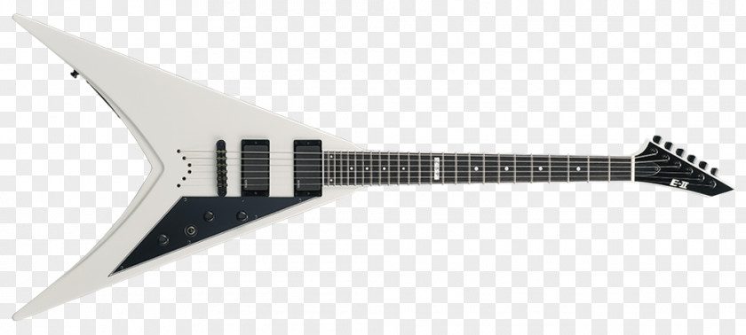 Electric Guitar ESP Guitars Gibson Flying V Seven-string PNG