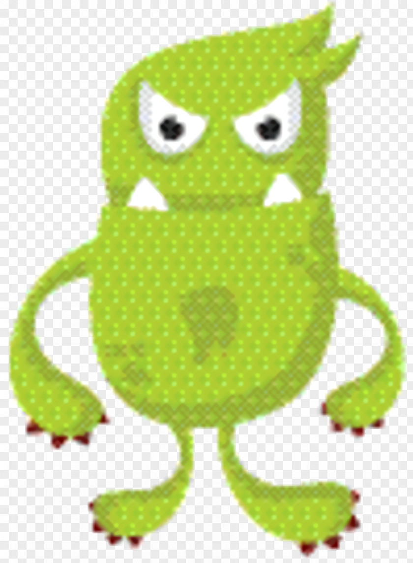 Green Monster Cartoon PNG