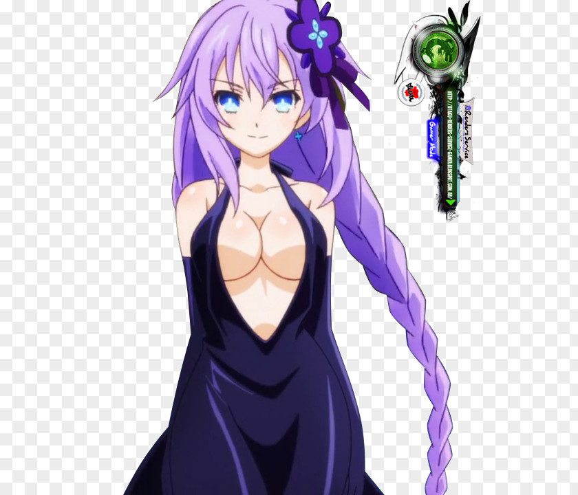 Anime Purple Heart Cyberdimension Neptunia: 4 Goddesses Online お姉系 Animated Film PNG film, clipart PNG