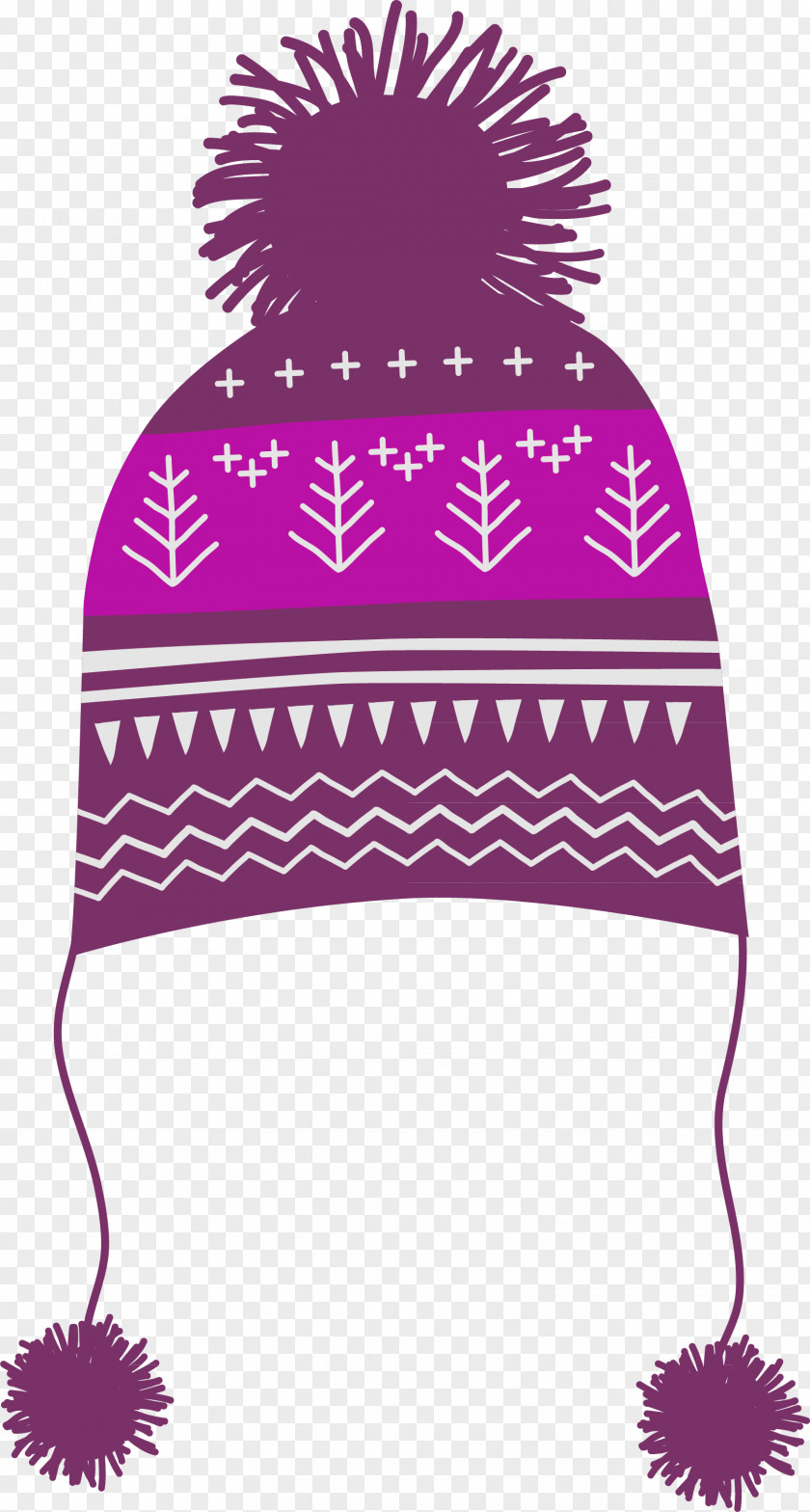 Christmas Hat Element Vector Knit Cap Beanie Clip Art PNG