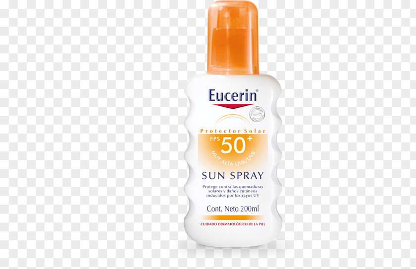 Lotion Sunscreen Eucerin Factor De Protección Solar Cream PNG
