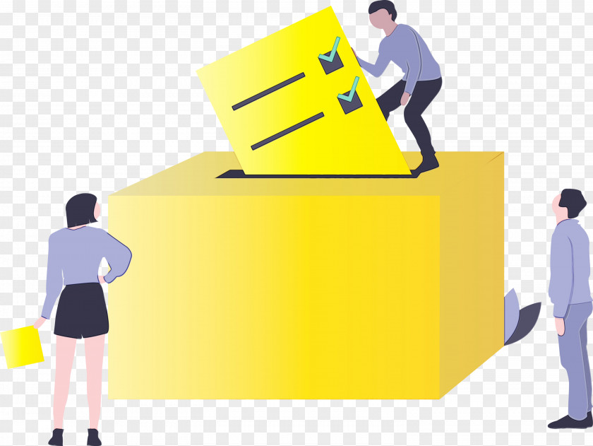 Yellow Job Warehouseman Business Package Delivery PNG