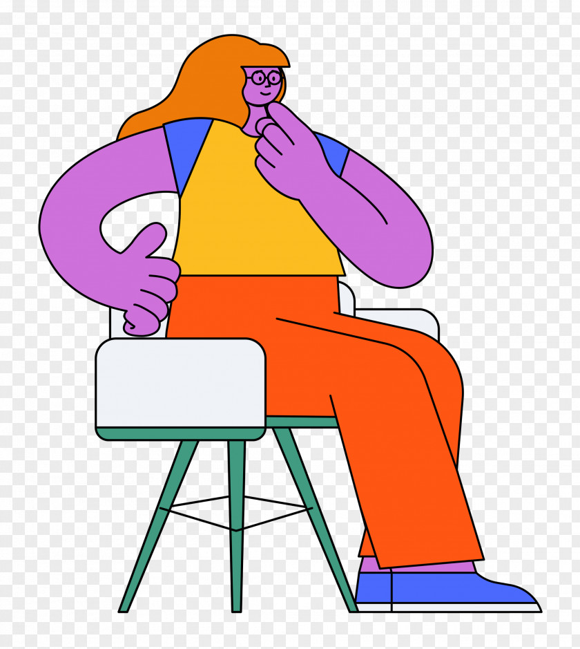 Chair Furniture Sitting Purple Meter PNG