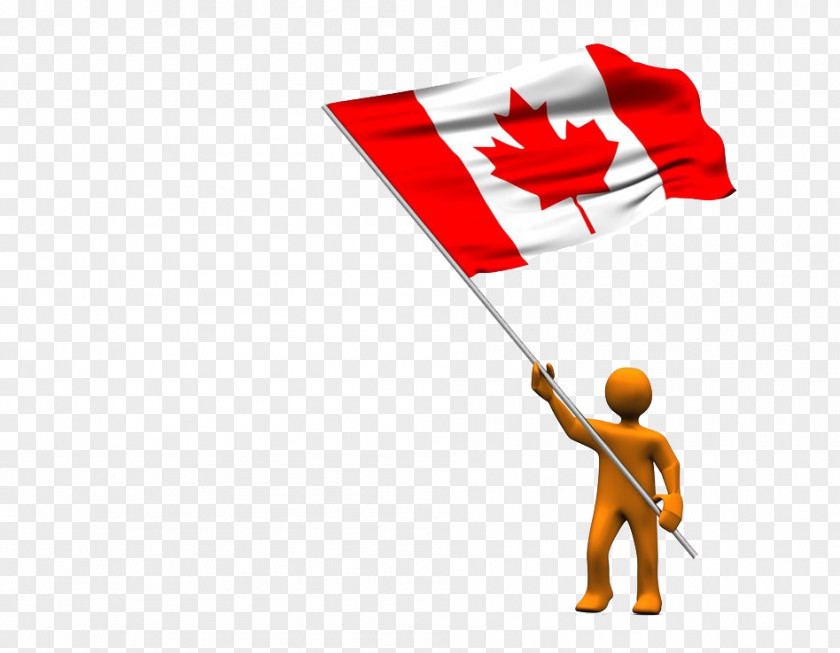 Holding The Flag Swing Canada Stock Photography Illustration PNG