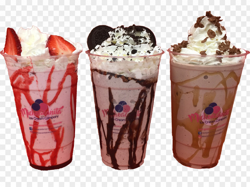 Ice Cream Shakes Sundae Michoacanita Company Milkshake Knickerbocker Glory PNG