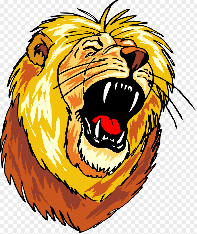 Lion Fundraising Tiger Logo PNG