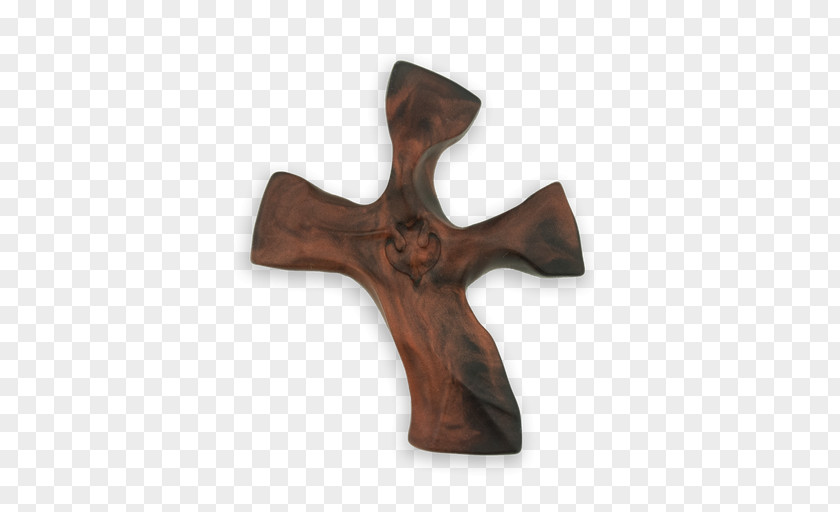 Plain Jane Copper Crucifix Matte Christian Cross Tortoise PNG