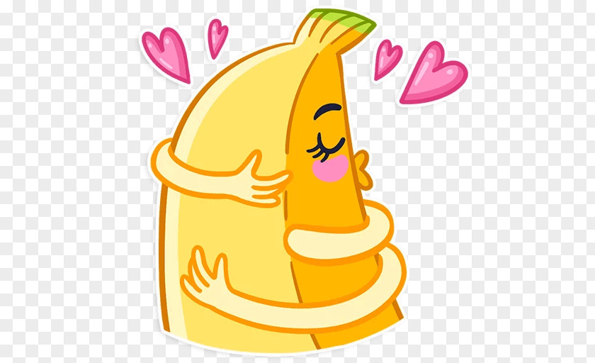 Banana Telegram Sticker Fruit PNG