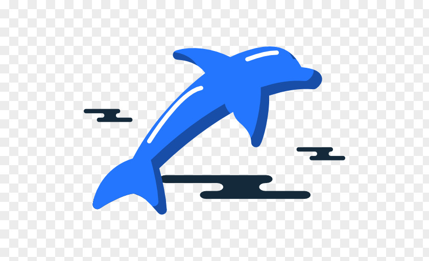 Blue Dolphin Icon PNG