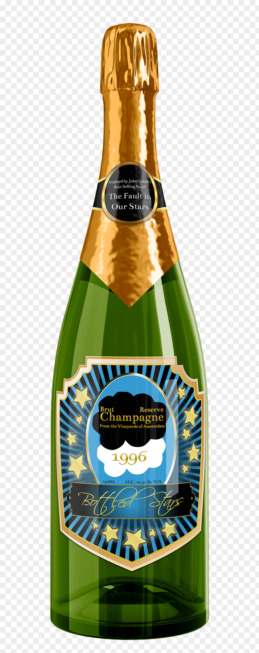 Champagne Beer Bottle Wine The Fault In Our Stars PNG
